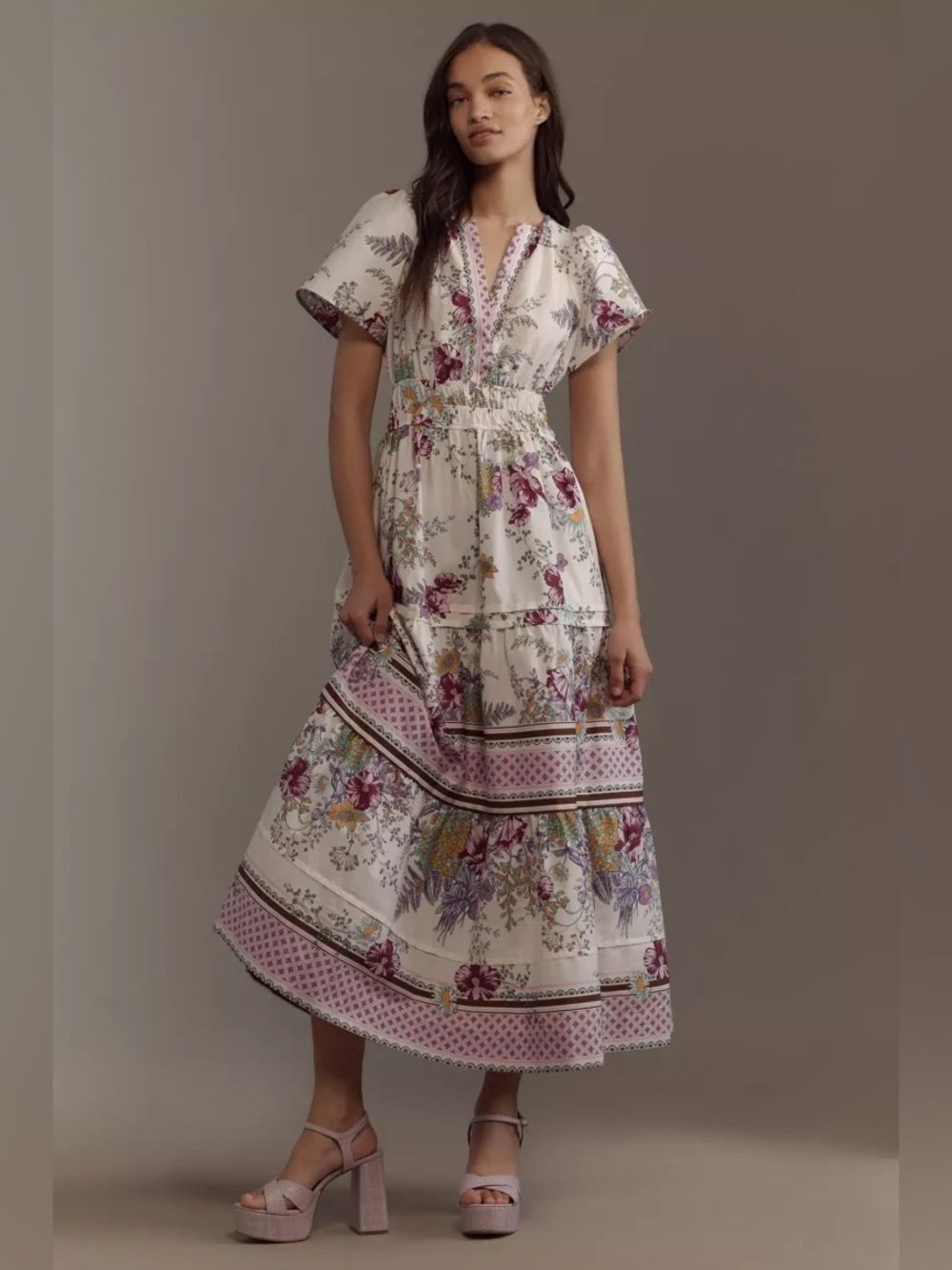 Anthropologie Somerset Maxi Dress Size L